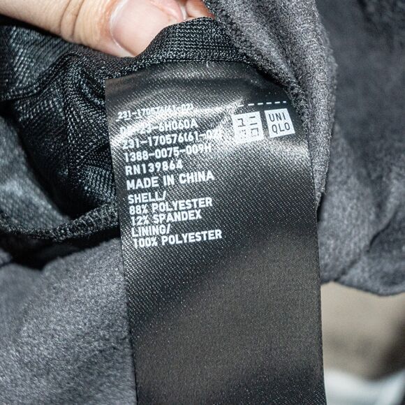 Carine Roitfeld x Uniqlo Women's Faux Suede Jacket in Black Size Large - Picture 7 of 7